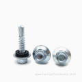 Hexagon head screws with EPDM washers